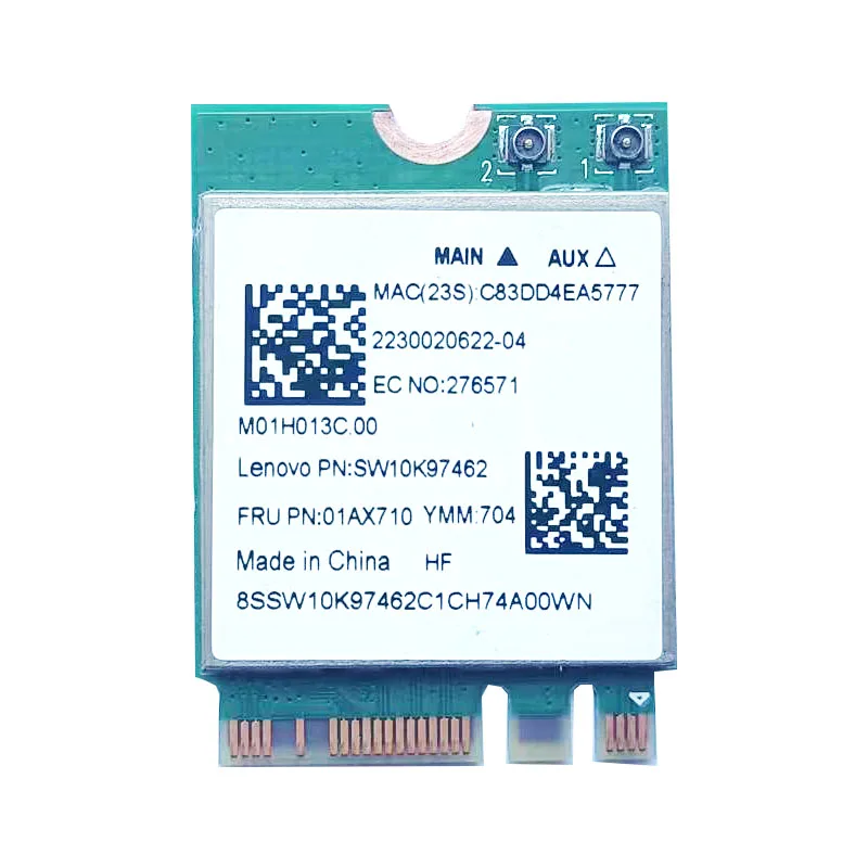 New RTL8821CE WiFi Bluetooth 4.2 802.11AC Wireless Netowrk Card For DELL ASUS Acer Lenovo E470 E470c V130 V145 S145 V330 01AX710