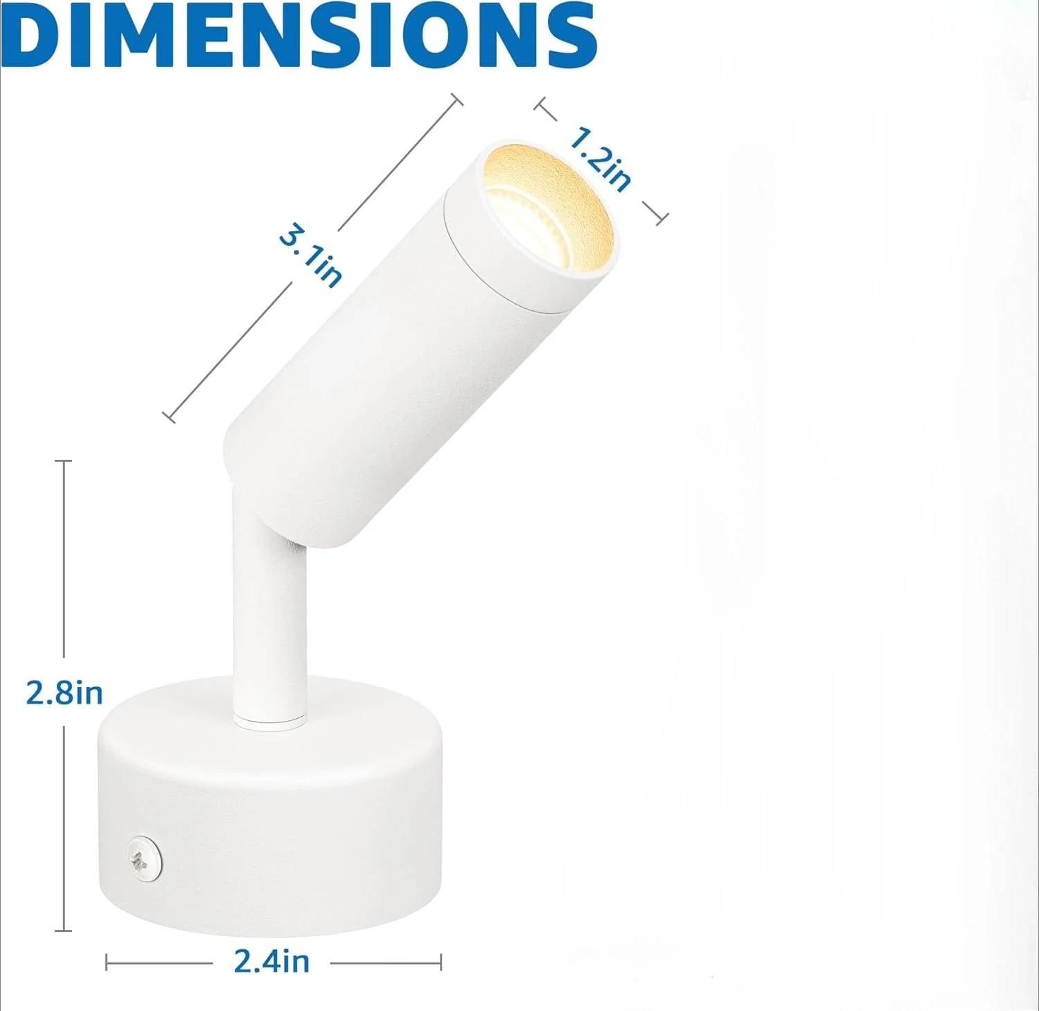 2 حزمة الأضواء الداخلية للنبات 220 فولت الطابق مصابيح كشاف صغيرة الحجم لهجة ضوء داخلي Uplighting الدافئة الأبيض الأضواء مصباح لهجة الإضاءة