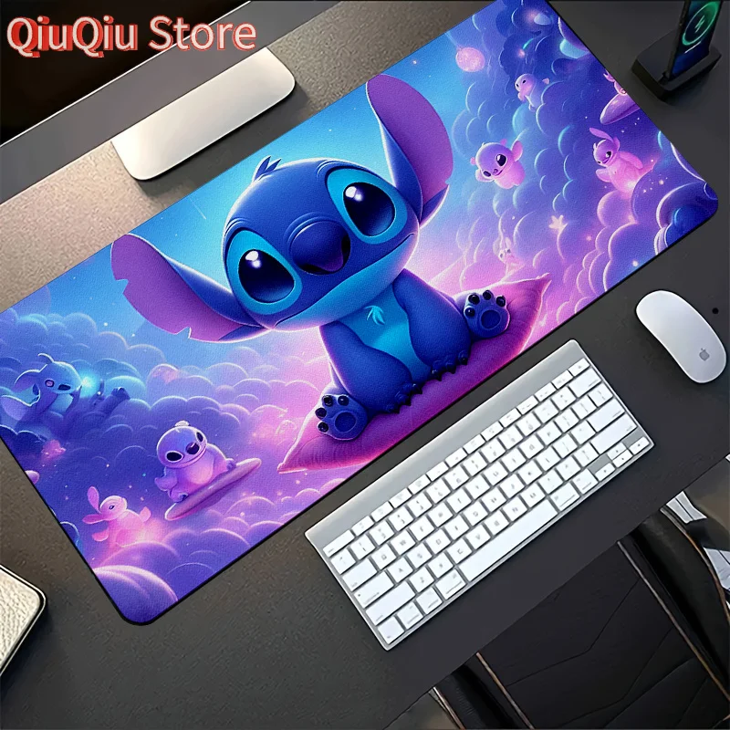 

1pc Disney Stitch Fantasy Cloud Large Gaming Mouse Pad, Durable Desk Mat with Washable Surface Protector, Ideal for Gaming, Offi