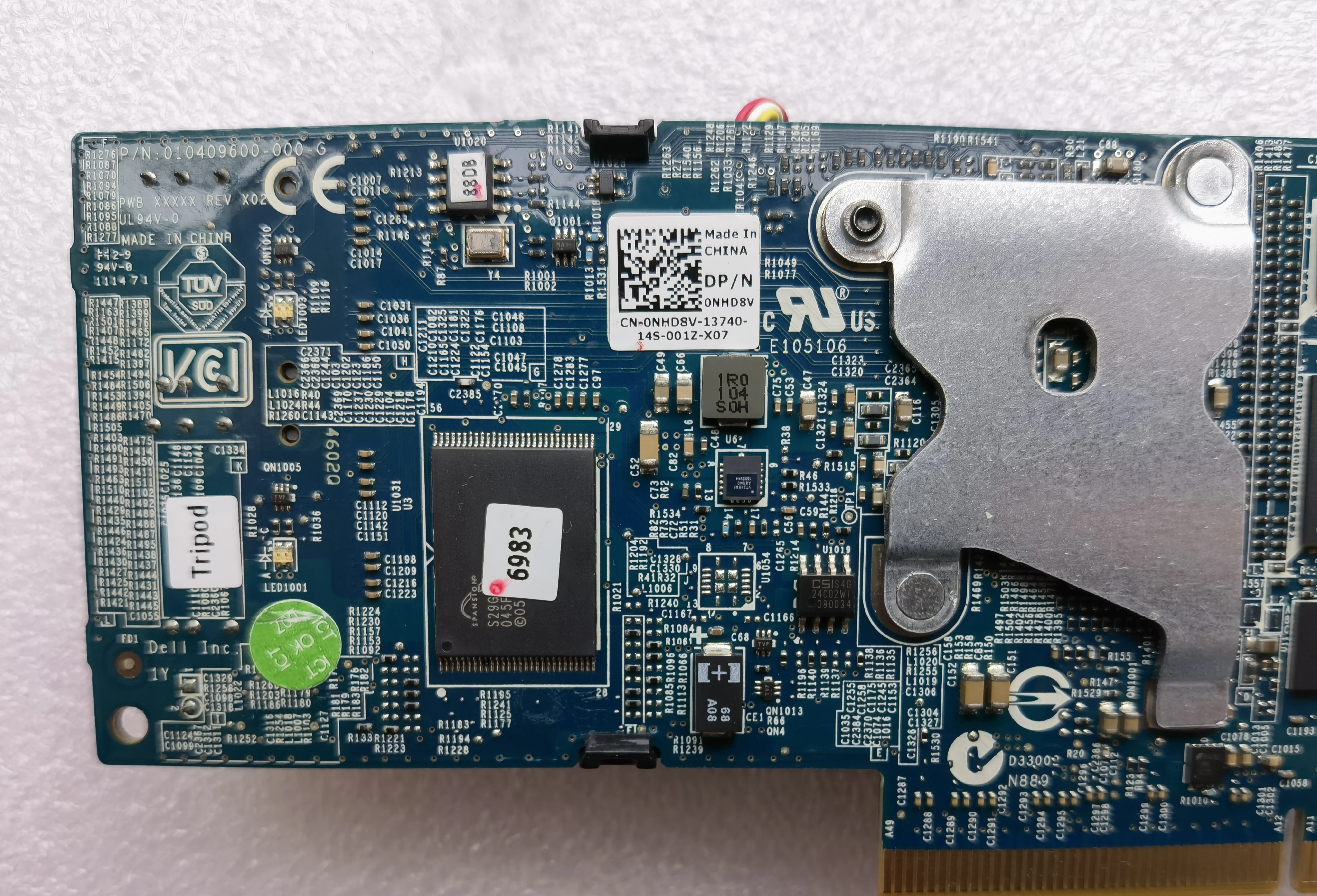 Perc H710 Pcie 512Mb NHD8V Raid Controller W/Batterij Card