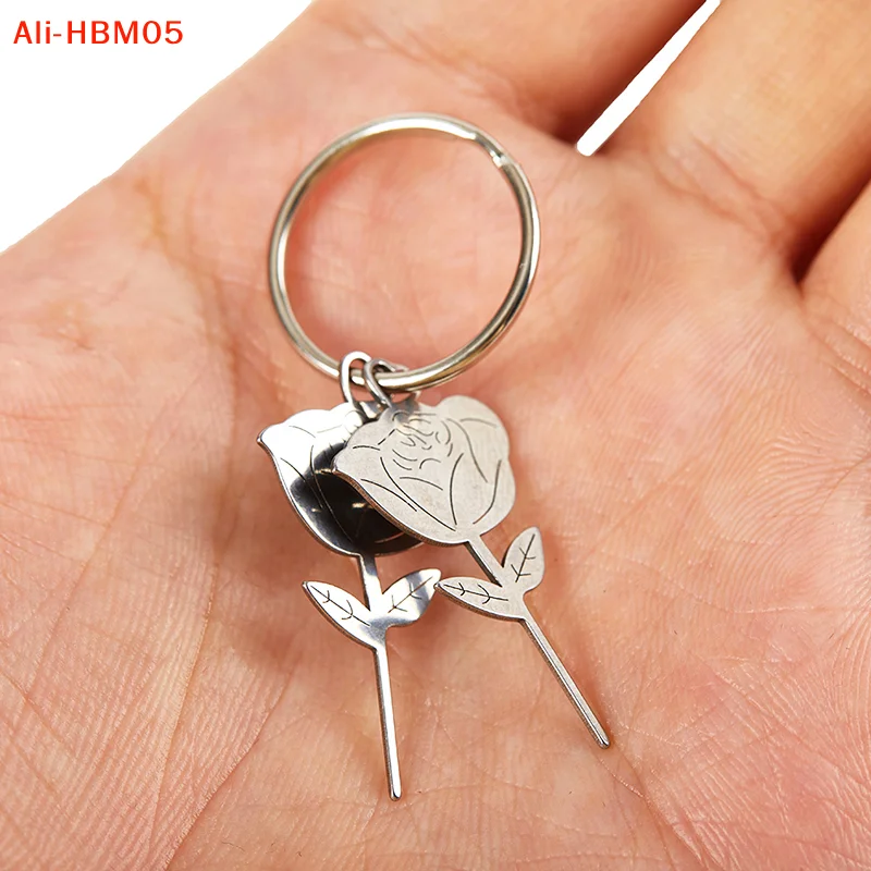 

(HB05)2Pcs/Set Rose Shape Stainless Steel Needle for Smartphone Sim Card Tray Removal Eject Pin Key Tool Universal Thimble