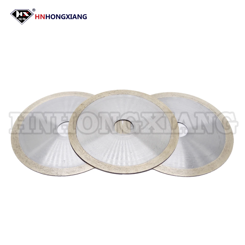 Contínua as lâminas finas da serra do diamante do diamante do disco de corte 4Inch Turbo para o vidro