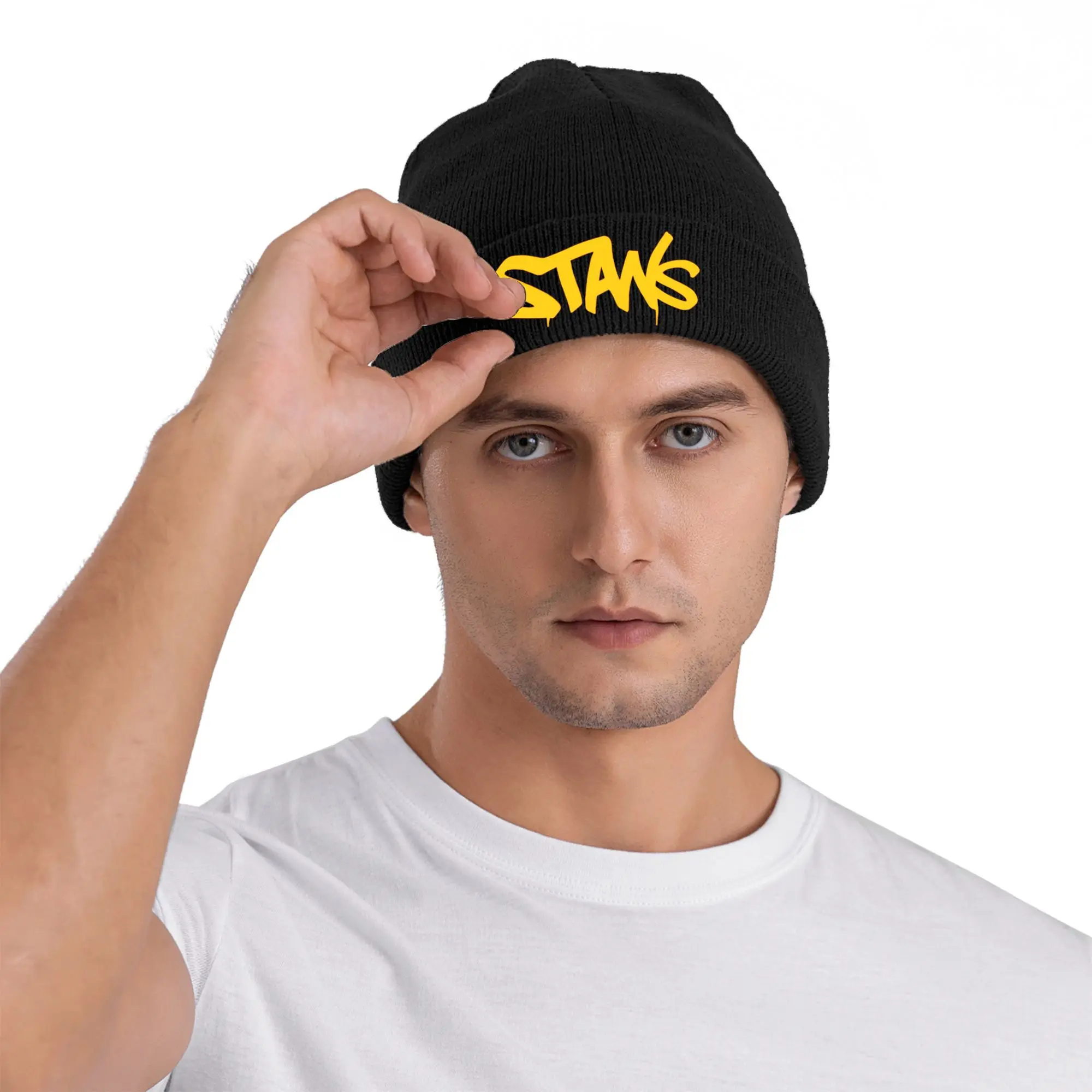 EMINEM STANS Album Bonnet Hats  Beanie Hats Winter Printed Skullies Beanies Cute Female Male Outdoor Thermal Elastic Cap