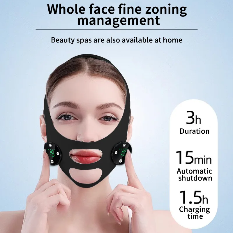 

EMS Micro-current Pulse V-Face Lifting Compact Bandage Beauty Instrument