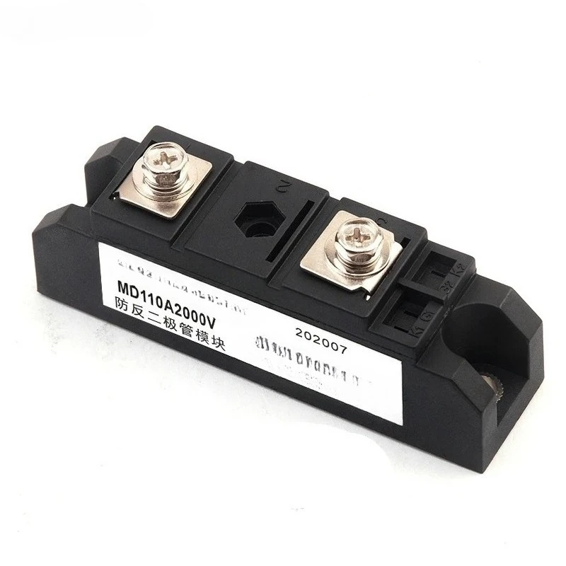 MD110A 160 200A 300A 400 1600V 2000V High Power Anti-reverse Continuous Current Diode Module  1pcs