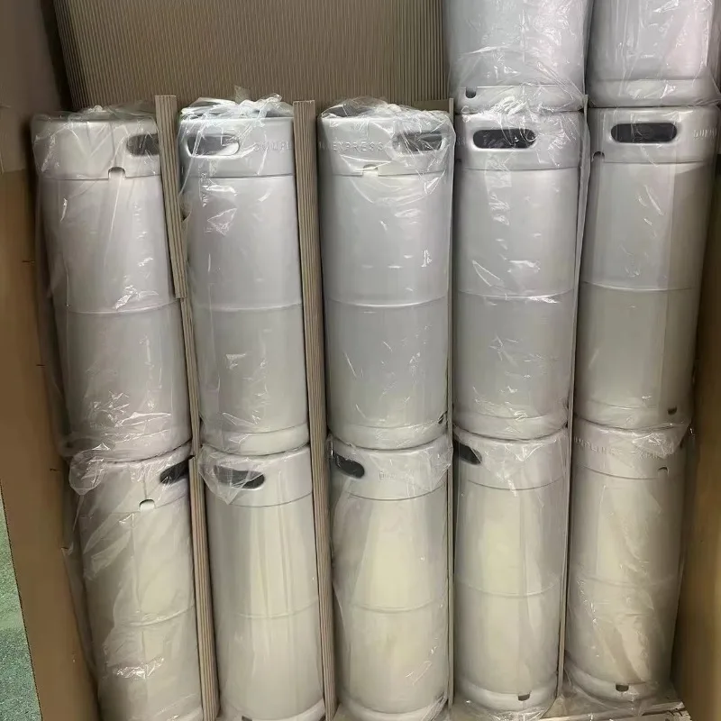 Beer Keg Stackable SUS Kegs Customized Logo Printed US EURO Standard Different Types of Spear Valves