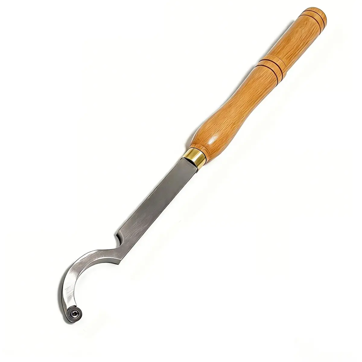 【TODAY-BUY】~@ Woodturning Tool Swan Neck Wood Turning Chisel Blade Lathe Hollowing Tool for Woodworking Parting Tool