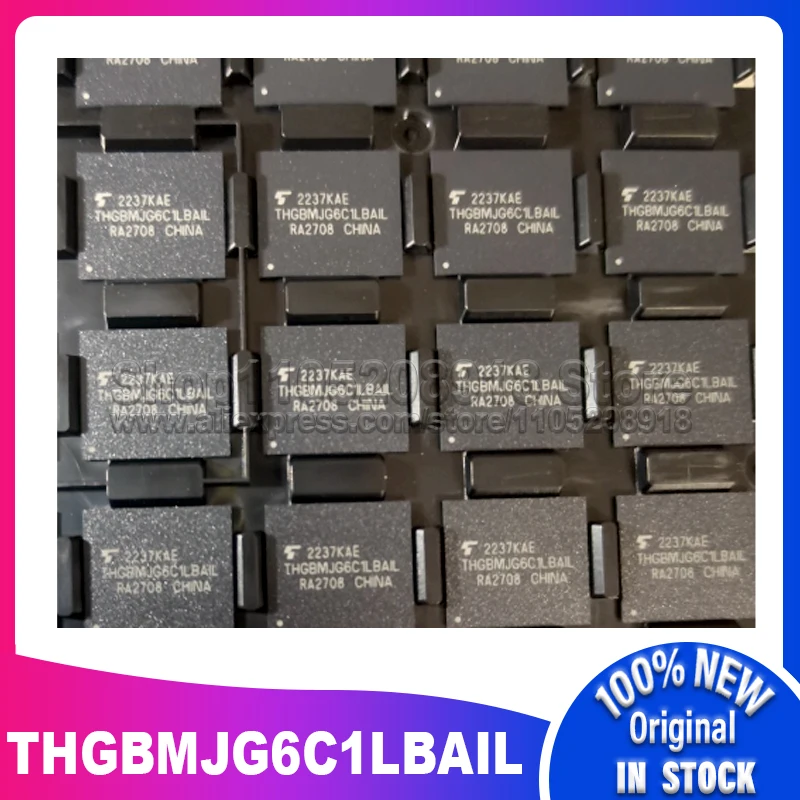 

5 шт./лот THGBMJG6C1LBAIL TFBGA153 100% новый спотовый запас