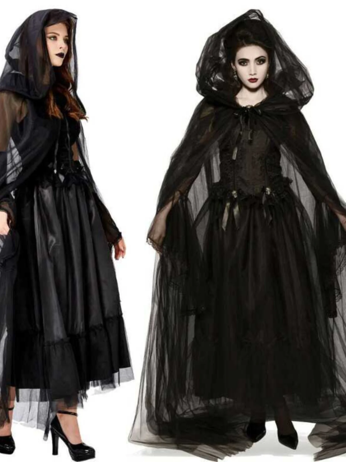 

Костюм ведьмы на Хэллоуин, платье для косплея, наряд смерти, женский сетчатый костюм для ролевых игр