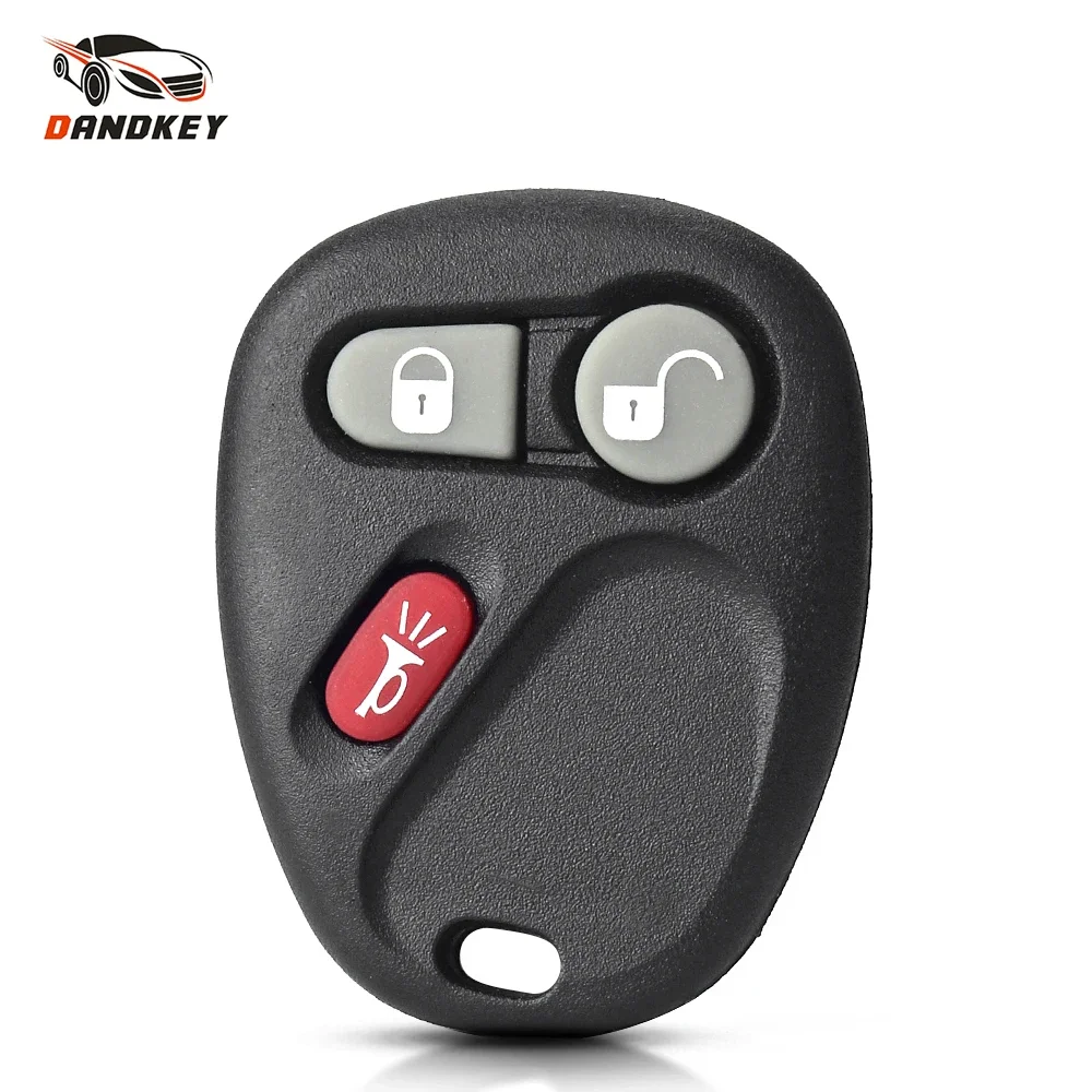 Dandkey Remote Car Key Shell Case 3 Buttons Fob For Chevrolet Suburban Pontiac Torrent Saturn Buick Rainier GM Keyless Entry