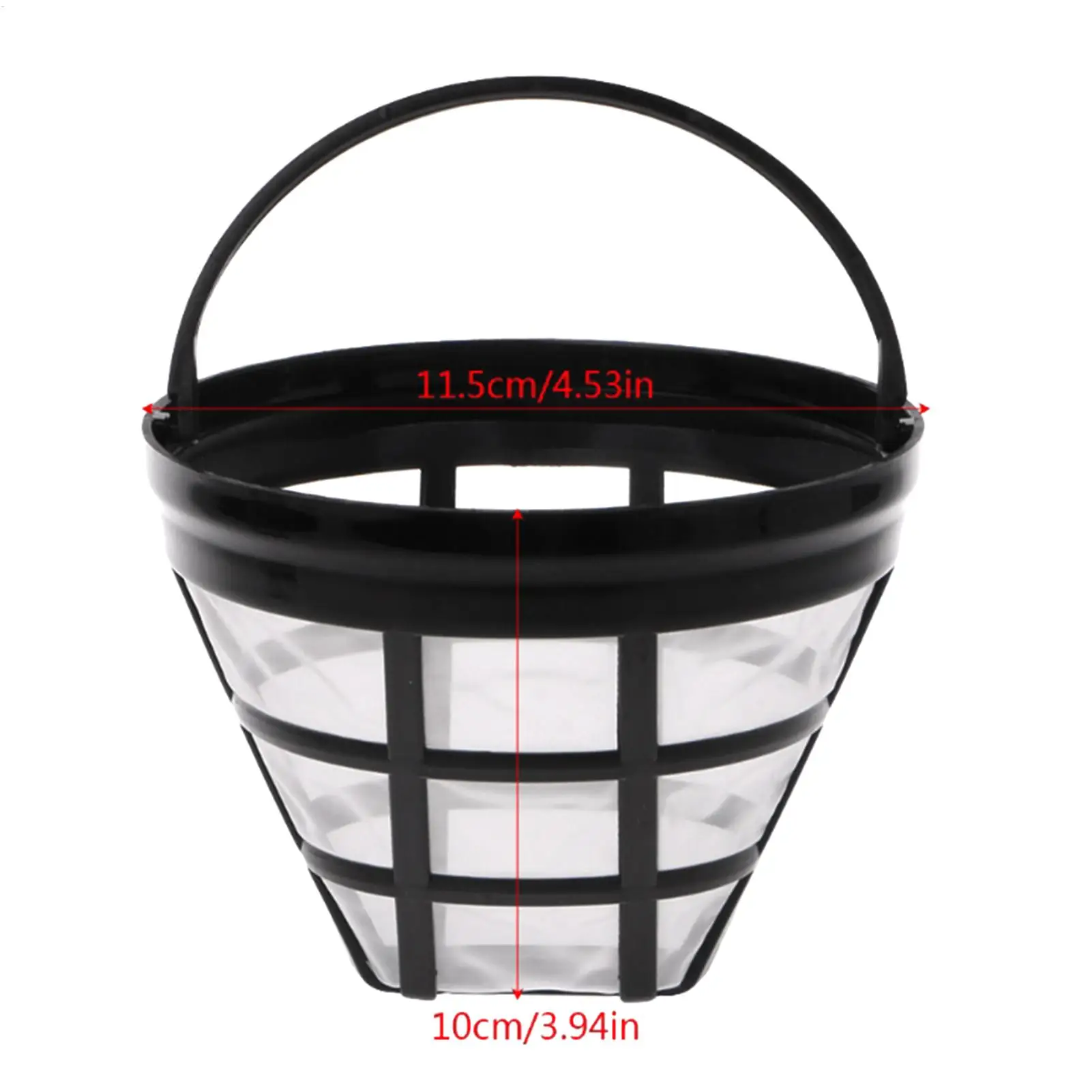 Strainer Mesh Brewer Tool Coffee Filter Coffee Maker Accessories Refillable Basket Cup Style Kitchen Gadget Coffee Machine