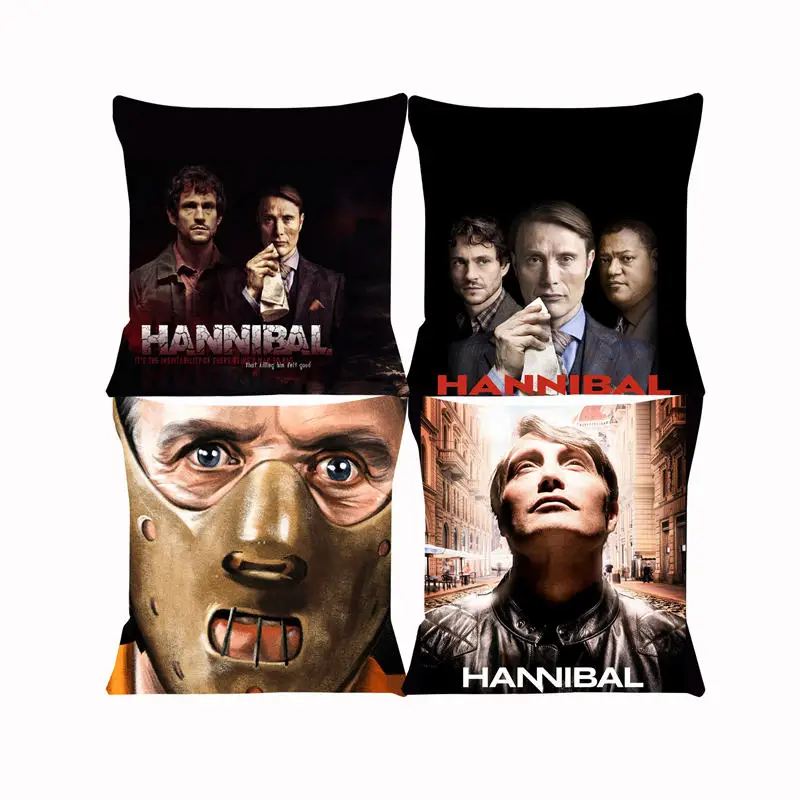 Hannibal Cushion Cover for Sofa Pillow Case Cover Seat Car Throw Pillowcase 45X45cm For Home Decorative SJ-624