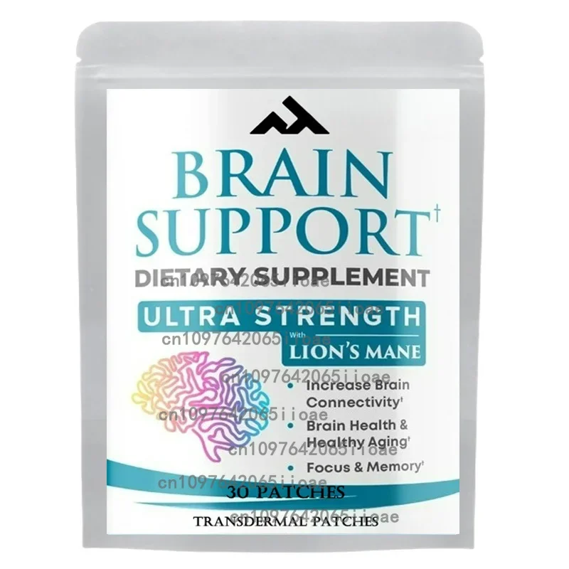 

30 Patches Brain Support Transdermal Patches Energy, Memory and Brain Booster