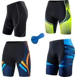 New Men Cycling Shorts Summer Cycling Padded Shorts Bicycle Short Tights Pants Mountain Bike Breathable Shorts