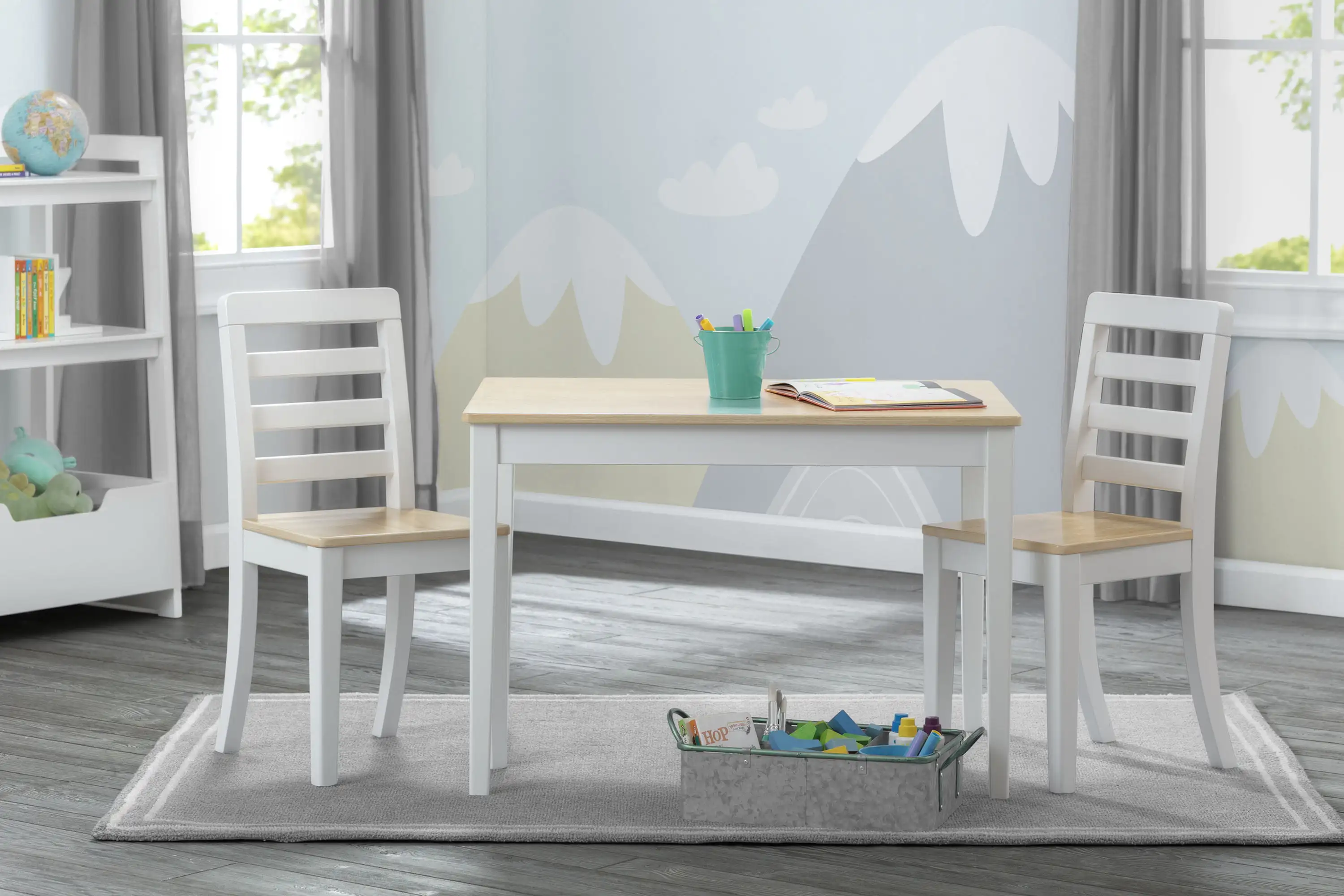 Children Gateway Table & 2 Chairs Set, Greenguard Gold Certified