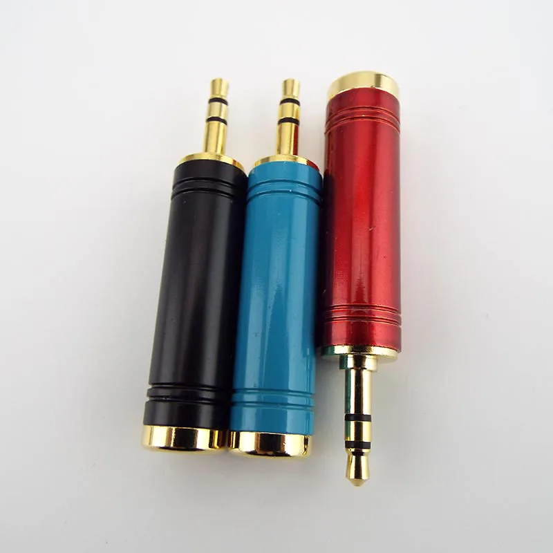 3.5mm Male to 6.5 mm Female Adapter 3.5 Plug 6.35 Jack Stereo Speaker Audio Adapter Converter for Mobile Phone PC B4