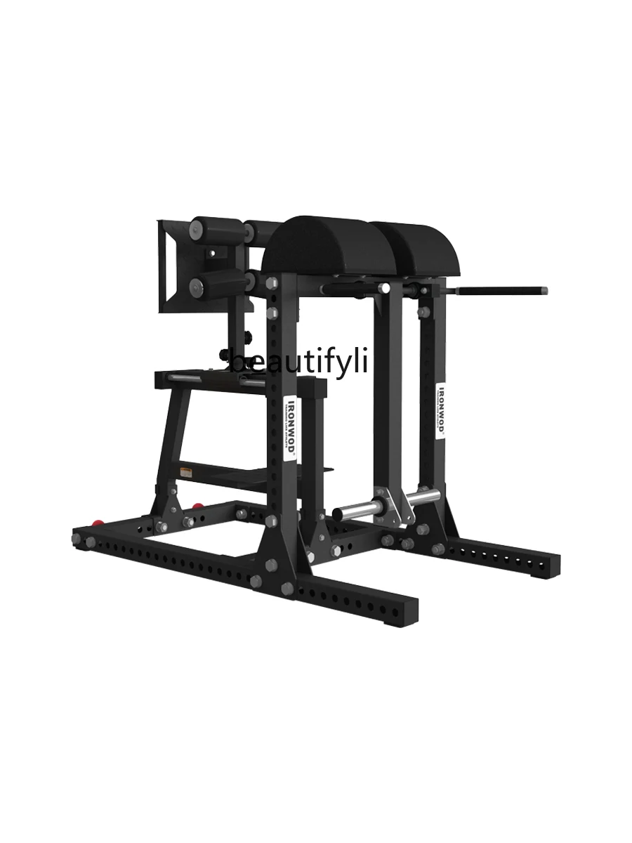 Multifunctional, Roman Chair Single Commercial Butt Lift Trainer, Training Rack