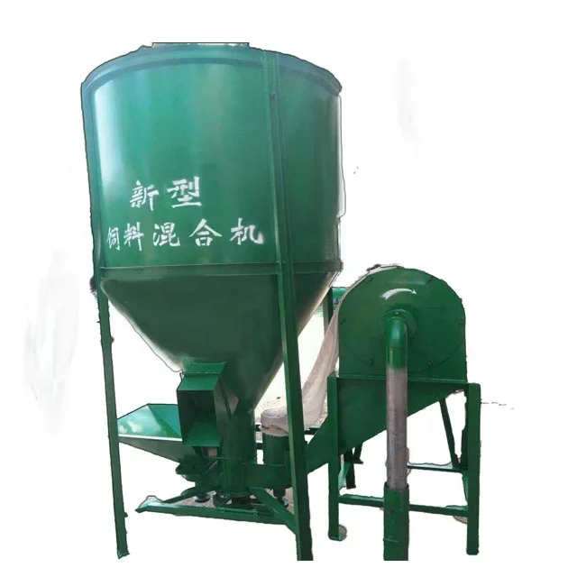 

Simple Operation Farm Poultry Feed Processing Crusher Fresh Forage Chicken Feed Animal Food Mixer Machine