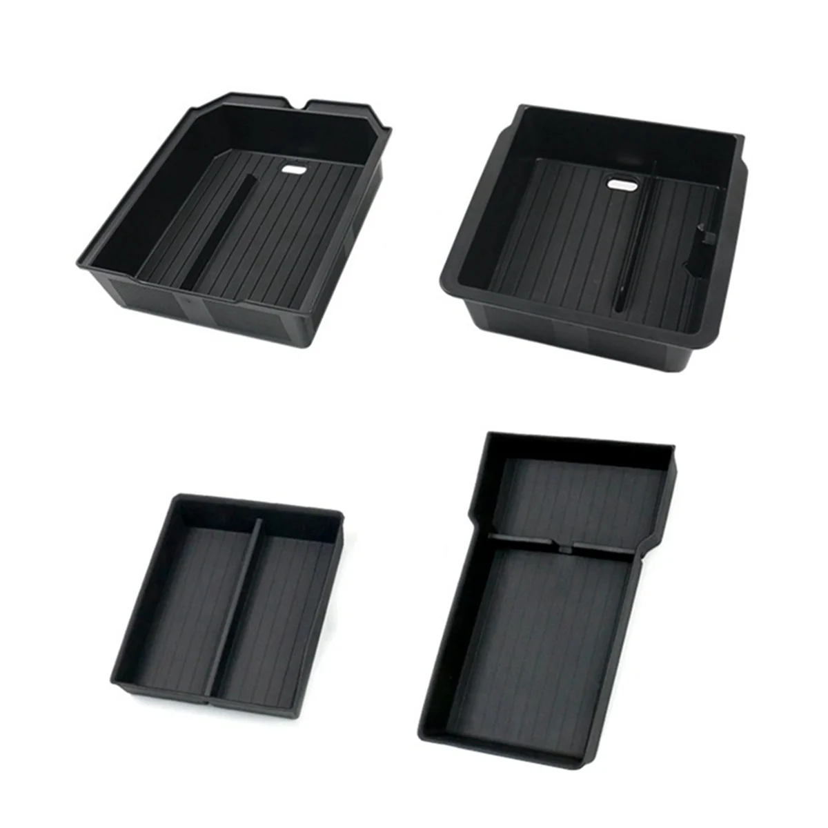 

Center Console Organizer Lower Bottom Storage Tray Armrest Storage Box for Model 3 2024 Accessories