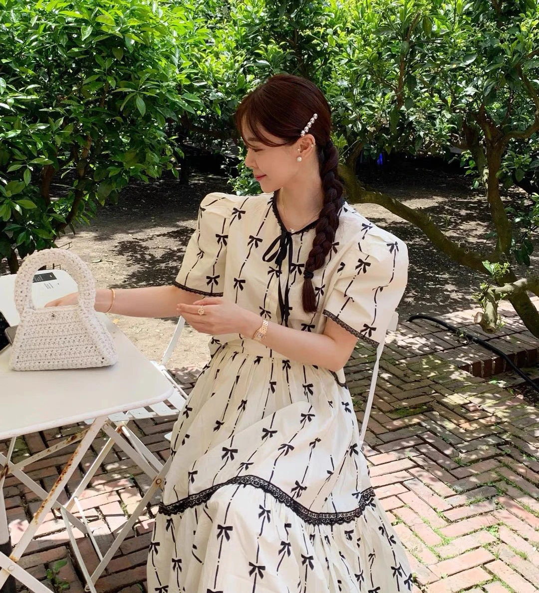 Dongda gate ort sve impresso com cinto feminino irt design cintura alta a linha saia de emagrecimento conjunto commute sle padrão floral