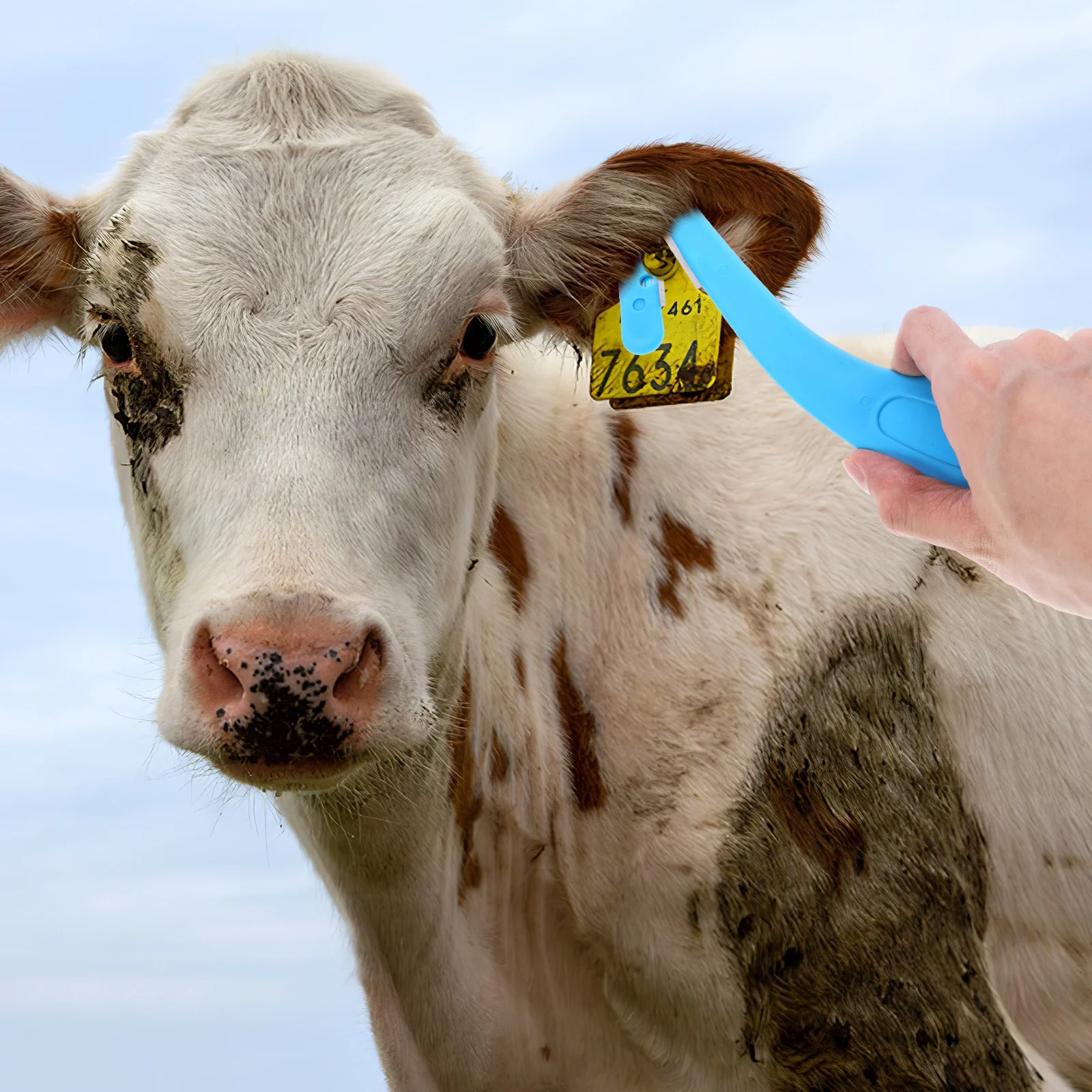 

Heavy Duty Livestock Tool Removal Cutter For Cattle Goat Sheep Pig Sharp Steel Blade Comfort Grip Multi-Function Tags Cutter