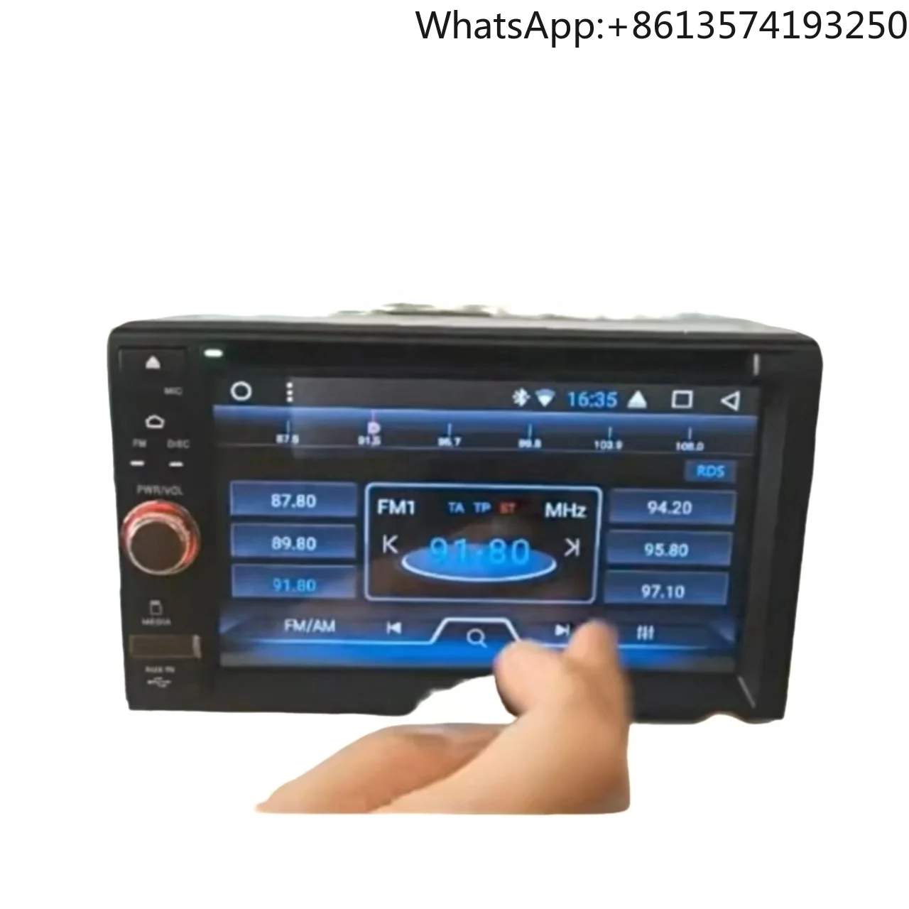 

For 2 Din Digital TFT Touch Screen with DVD navigation for 2023 na va ra np300