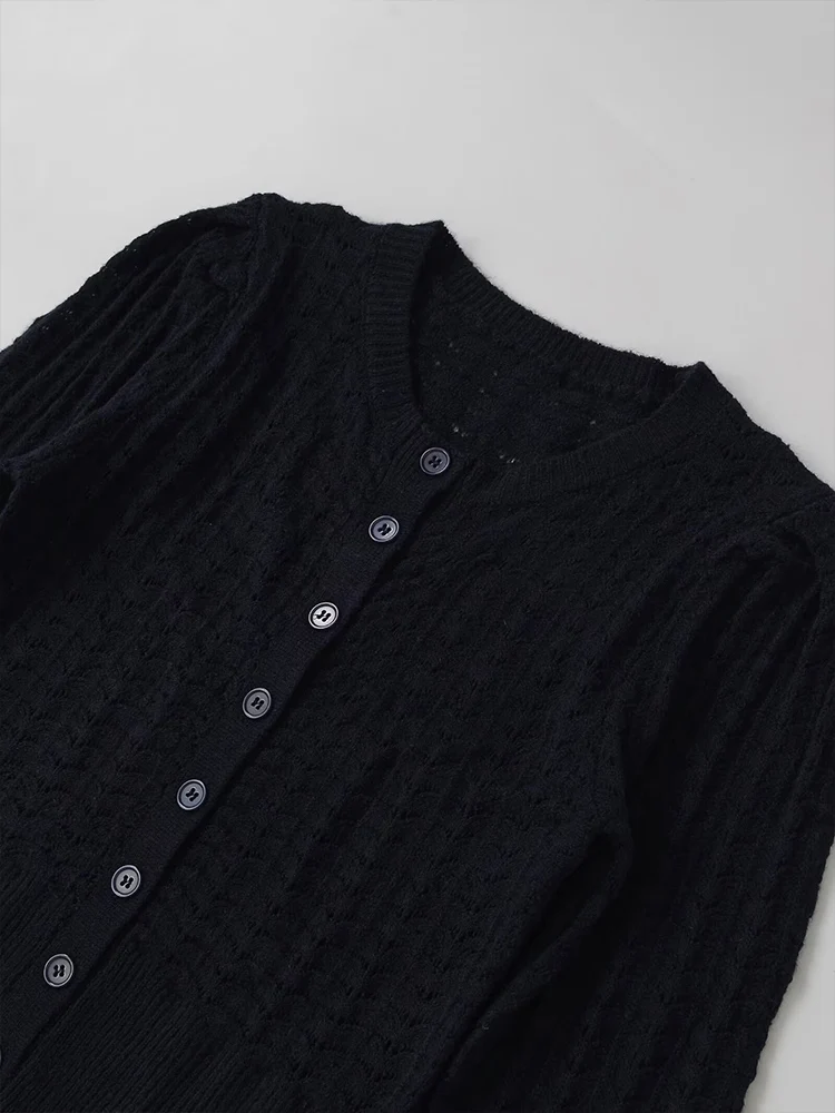 Maglione a maniche lunghe girocollo in tinta unita semplice temperamento casual da donna nuovo autunno in stile europeo e americano