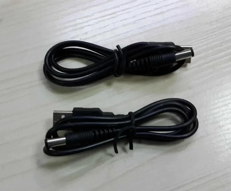 USB to DC5.5 DC Charging Electronic Data Line Electronic accessories USB to DC 5.5 * 2.1mm Copper Core Power Cord Cable