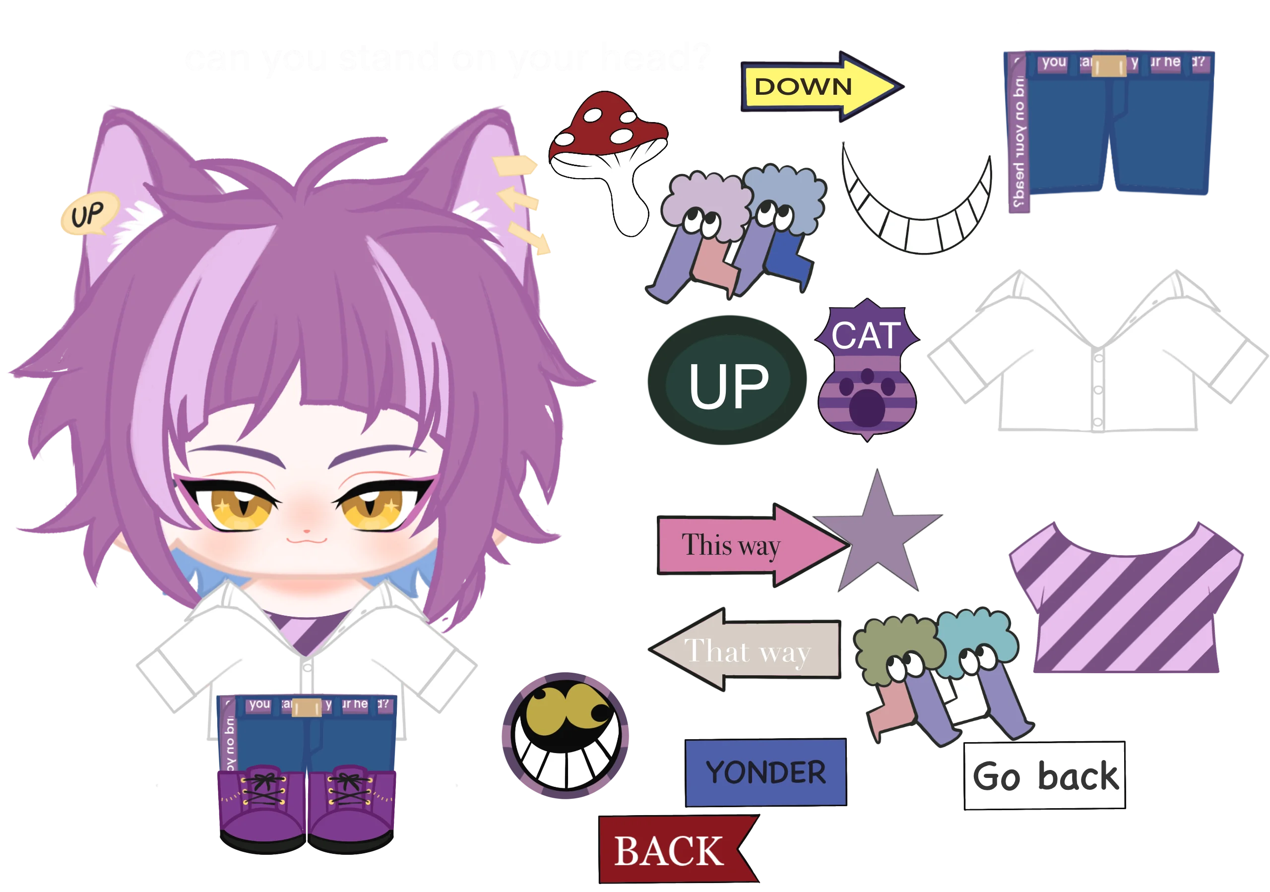 AUF LAGER Chenya Cheshire Cat Cosplay Requisiten Spiel WakuWaku Verkaufszubehör Kleidung für Männer und Frauen Chenya Cosplay FANMADE