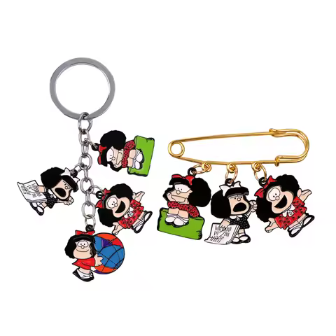 Funny Cartoon Girls Brooches for Clothes Enamel Pins Accessories Badges Women Lapel Pins for Backpack Jewelry Keychain