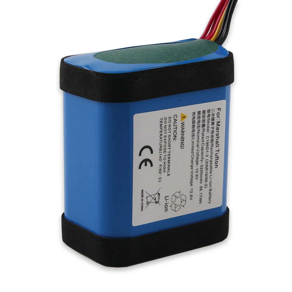 

Для Marshall Tufton открытый Bluetooth-динамик перезаряжаемые батареи C196G1-3 сменная батарея