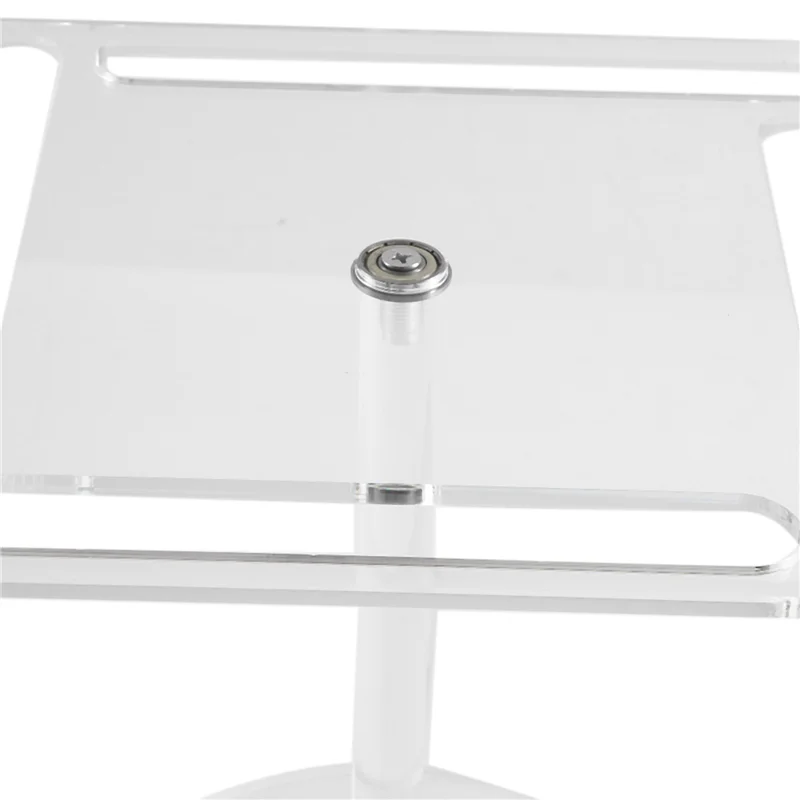ABSF Acrylic Sunglasses Holder Stand 360 Degree Rotating Eyeglasses Display Rack Eyewear Organizer Transparent Single Layer Dura