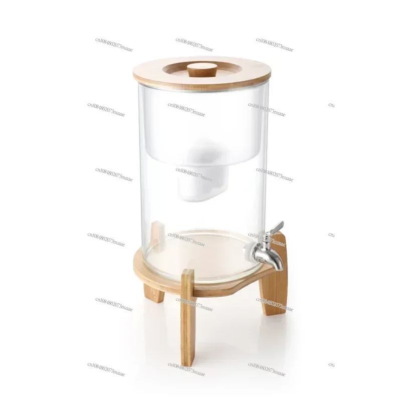 Glass Alkaline Water Filter, Faucet Water Purifier, 3.8L/9L.