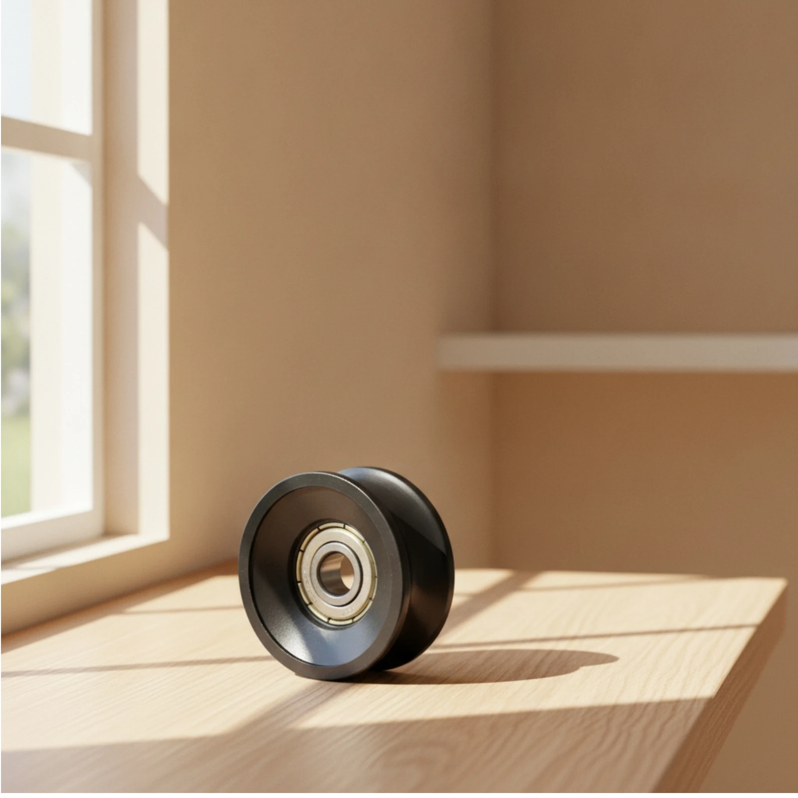 

U-Type Groove Pulley with Bearing Low-Friction Grooved Pulley Wheel Sliding Wheel Roller Compact Track Roller Smooth-Rolling