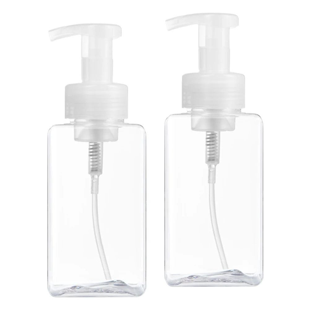 

2 Pcs Foaming Bottle Safe Press Pump Liquid Soap Storage Easy Refill Clean Home Office Use Portable Soap