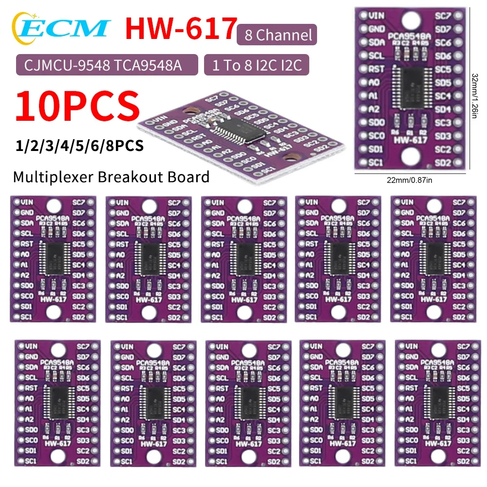 cjmcu-9548-tca9548a-1-a-8-i2c-multiplexador-placa-de-fuga-8-canais-placa-de-expansao-iic-multiplexador-placa-de-fuga-para-arduino