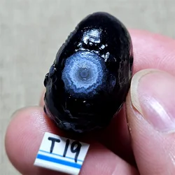 Natural black agate Energy Chakra Gemstone Reiki Healing Crystal for diy aquarium decoration