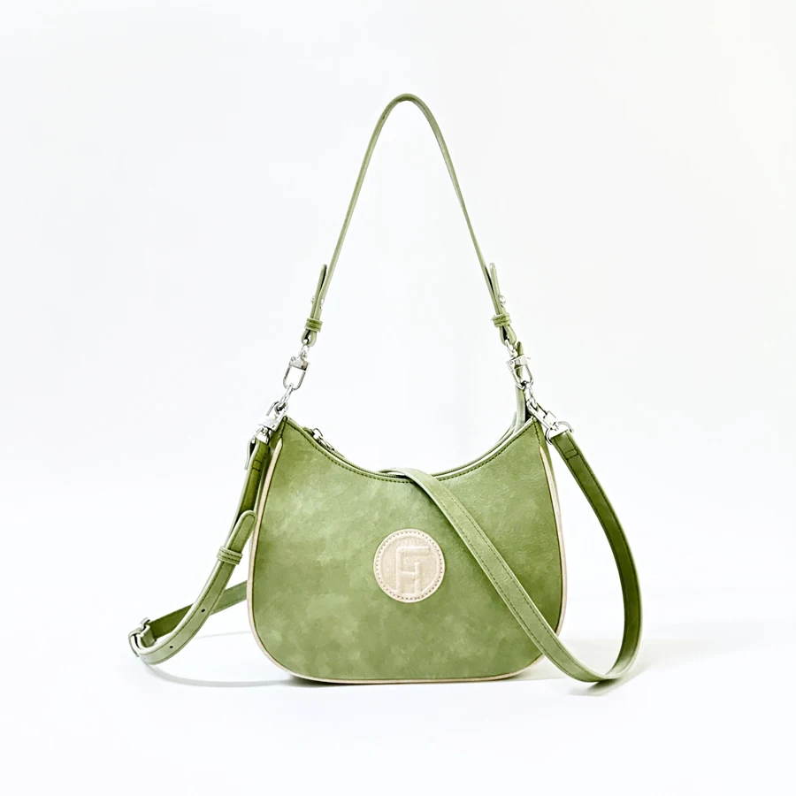 حقيبة نسائية عصرية جديدة تحت الإبط من جلد البولي يوريثان حقيبة كتف بحزام قابل للتعديل حقيبة كروس