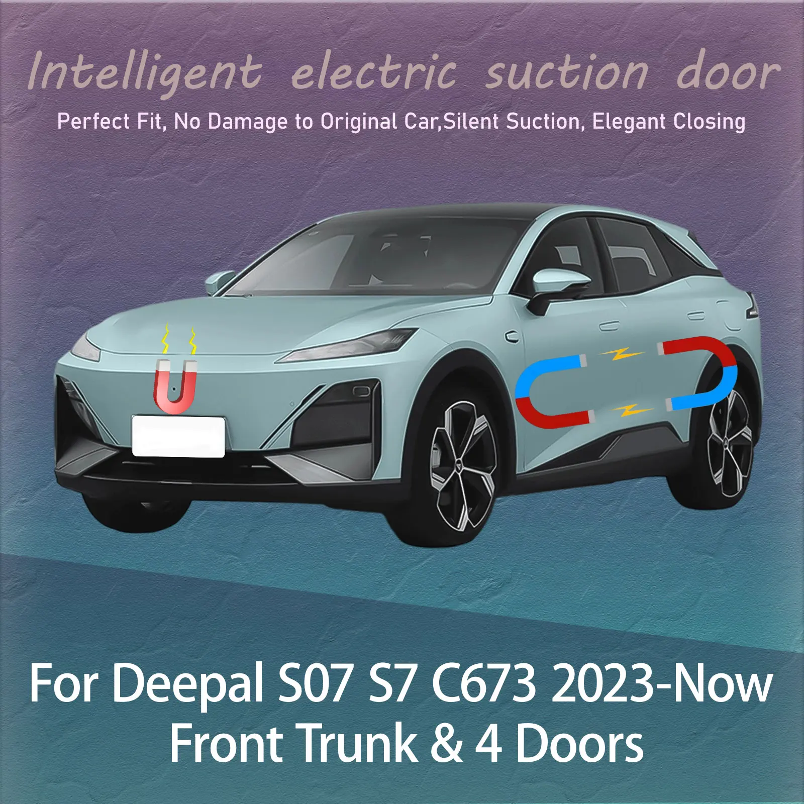 

Electric Soft Close Door Kit For Deepal S07 S7 C673 Front Trunk & 4 Doors Auto Silent Anti-Slam Suction Door System Automatic