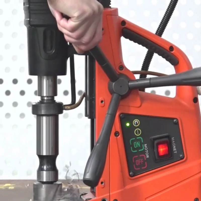 

Электрический сверлильный станок LY с магнитным поворотным механизмом для инженерных стальных конструкций, модели DX-35, DX-60, диаметр сверления 35/60 мм