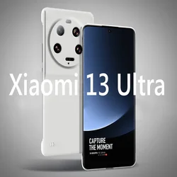 Funda trasera de PC dura mate delgada sin marco para Xiaomi 13 14 Ultra Xiaomi13Ultra Xiaomi14Ultra 5G Fundas a prueba de golpes Coque