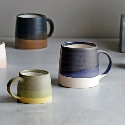 

Кружка для кофе KINTO Cerc с ручкой, градиентная, для воды, молока, чая, японская, для взрослых