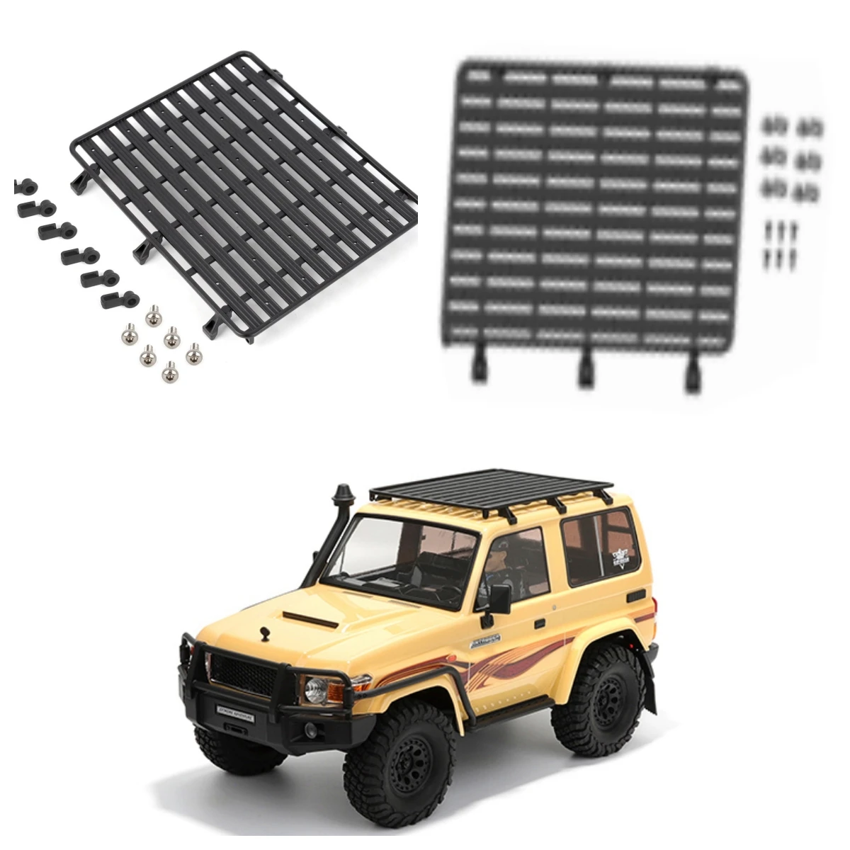 

Запасные части RGT RC R86791 Багажник на крышу для EX86020 Intrumer 1/10 Реалистичный гусеничный 4WD Модель внедорожника