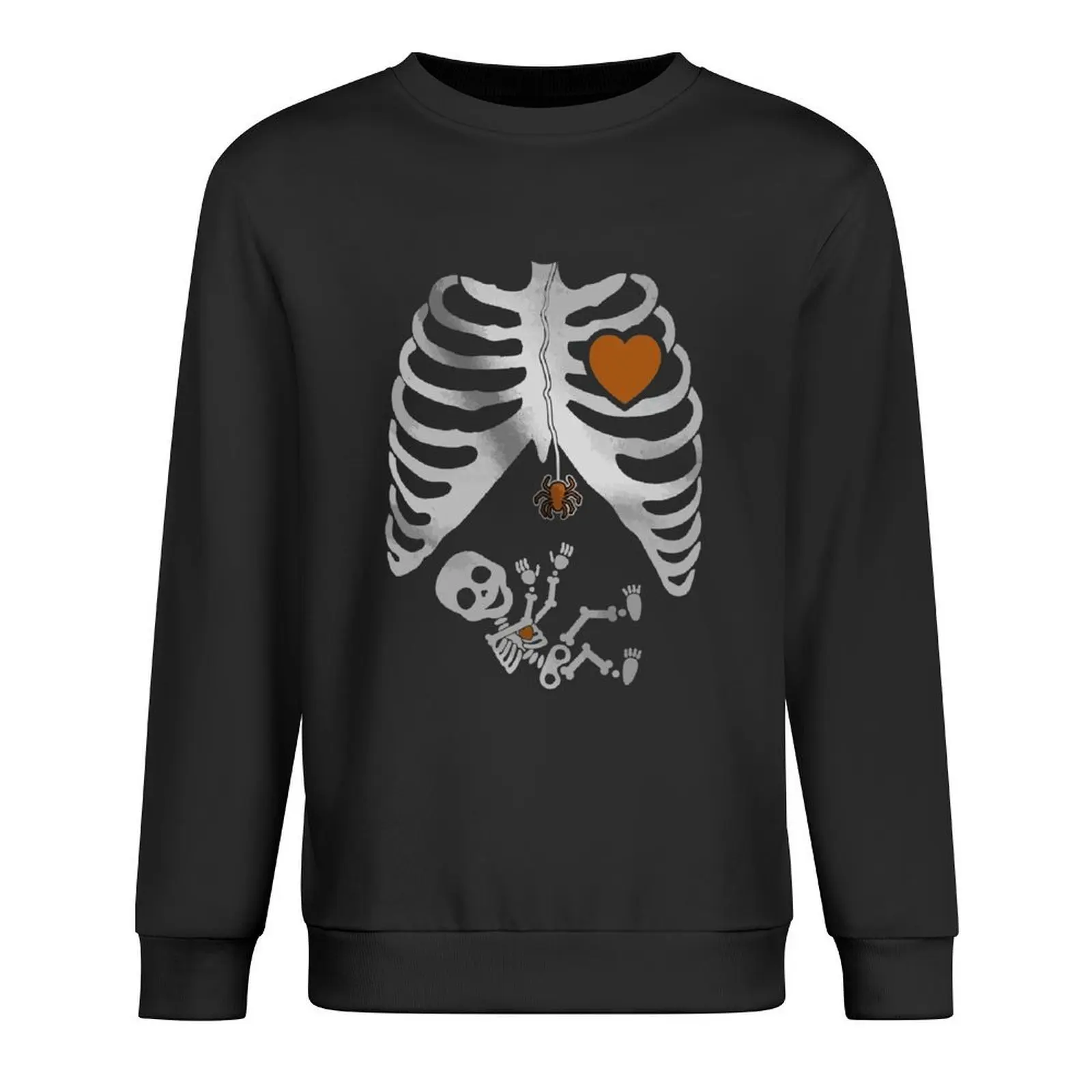 

Halloween - Pregnant Skeleton Xray Costume Women Pullover mens clothes fashion men blouse autumn jacket men anime sweatshirt