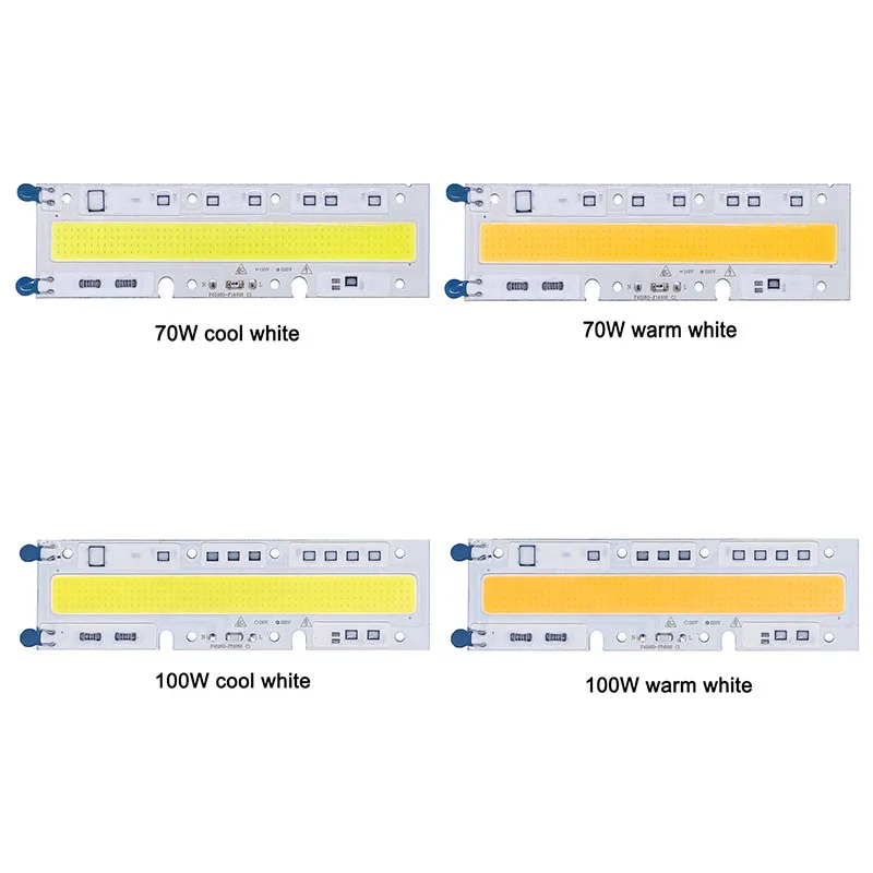 5pcs/lot Intelligent IC LED COB Chip Lamp 30W 50W 70W 100W 120W 150W AC110V 220V Smart IC Fit For DIY LED Flood Light