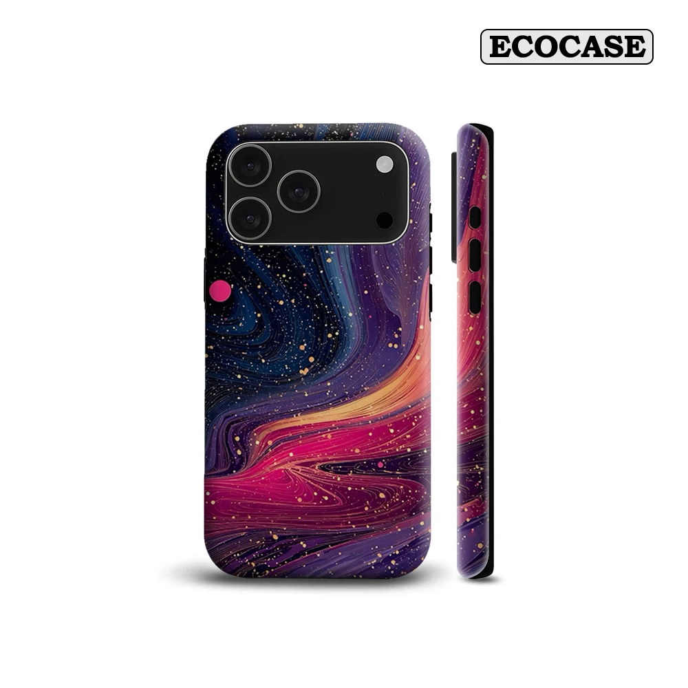 Kosmische Wirbel-Galaxie iPhone17 Must-Haves Handyhülle für iPhone 17 16 15 14 13 12 Pro Max Plus Doppelschichtige Rückabdeckung