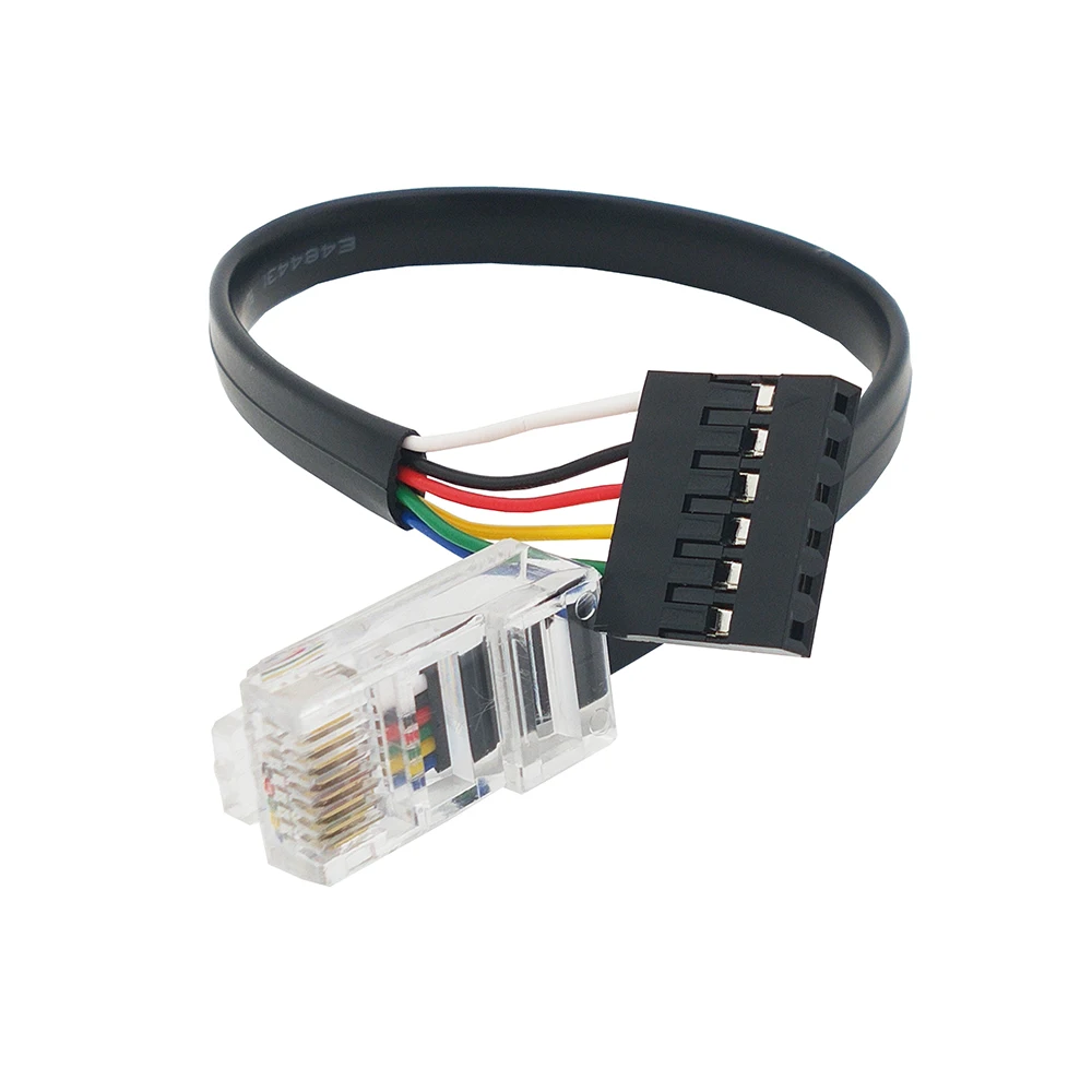 

Разъем RJ45 8P8C для кабеля головки Dupont DP 6P Плоский удлинитель