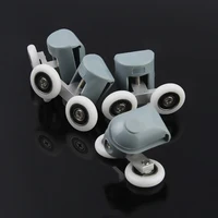 Zinc alloy double shower door roller wheel runner/pulleys/rollers/wheels bearing diameter 19mm/20mm/23mm/25mm/27mm 4