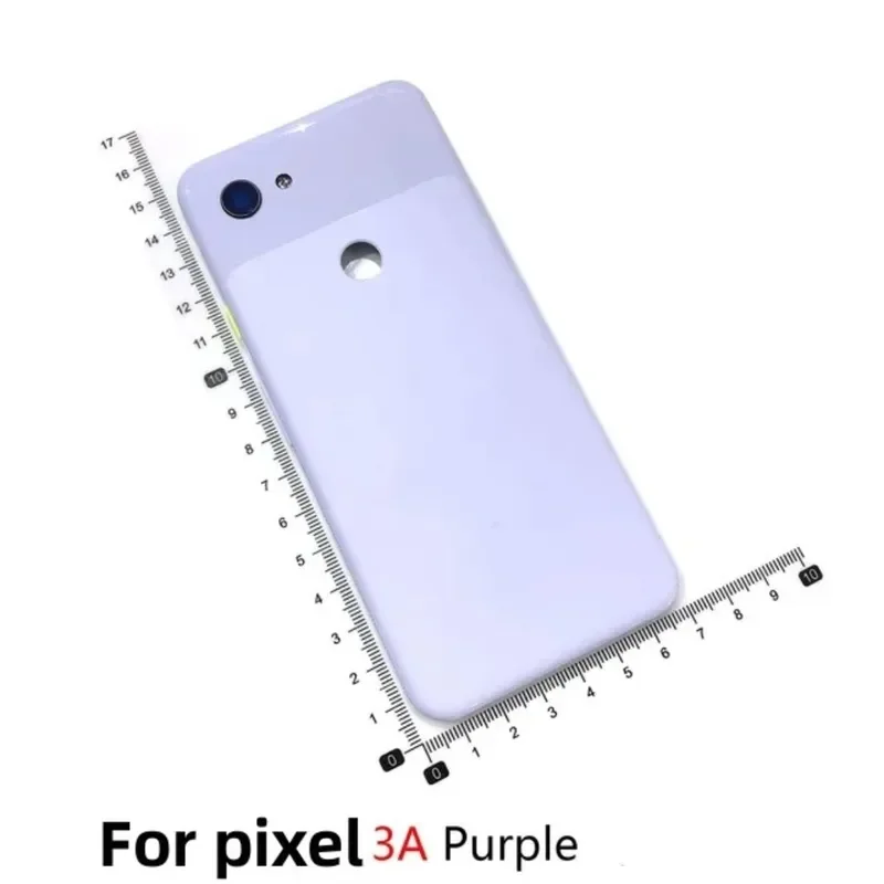 Capa de vidro traseira para celular, substituição para google pixel3 pixel3a pixel3xl pixel3axl