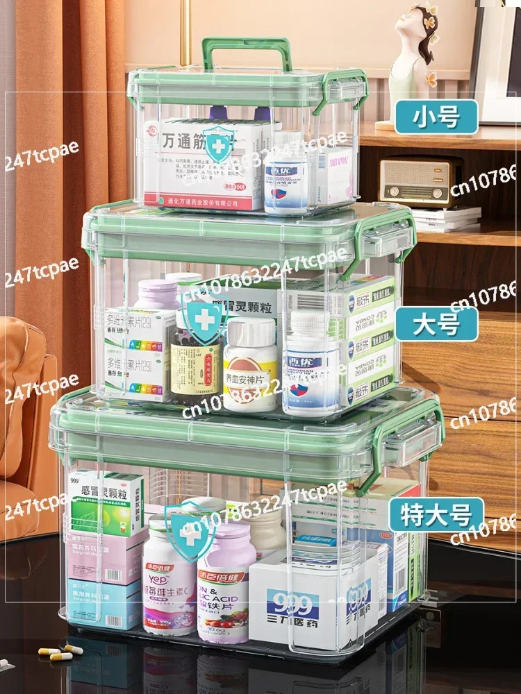 Xingyou multi-layer small medicine box, home medicine storage box, medical box, home large capacity storage